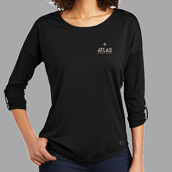 Atlas - Ladies Gravitate Scoop 3/4 Sleeve Thumbnail