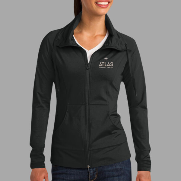 Atlas - Ladies Sport Wick ® Stretch Full Zip Jacket Thumbnail