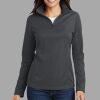 Ladies Pinpoint Mesh 1/2 Zip Thumbnail